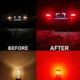thumbnail image 3 of Pack of 2 Red Flash Strobe 7443 7440 LED Brake Stop Light for Toyota Corolla 2009-2019, 3 of 12