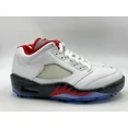 thumbnail image 2 of N I-K-E Jo r-dan V LOW GOLF WHITE/RED-BLCK [CU4523 100] US SZ 3.5, 2 of 6