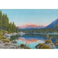 thumbnail image 3 of Rudolf Reschreiter 14x11 Black Modern Framed Museum Art Print Titled - Hintersee and High Goll (Approx. 1900-1920), 3 of 5