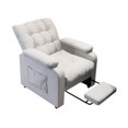 thumbnail image 4 of Silla De Juegos Con Cojín De Resorte, Silla De Escritorio De Oficina Para Sala De Estar, Dormitorio, Estudio, Polea Blanca, 4 of 8