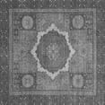 thumbnail image 1 of Ahgly Company Indoor Square Abstract Gray Modern Area Rugs, 6' Square, 1 of 4