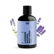 Lavender Body Wash, Calming and Moisturizing Body Wash for Women and Men, Body Wash with Lavender Essential Oil, Paraben and Sulfate Free, 120 mL - Way of Will