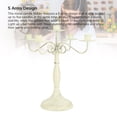 thumbnail image 6 of Candelabra 5 Arms Iron Elegant Candle Stick Candelabra For Wedding Restaurant, 6 of 21