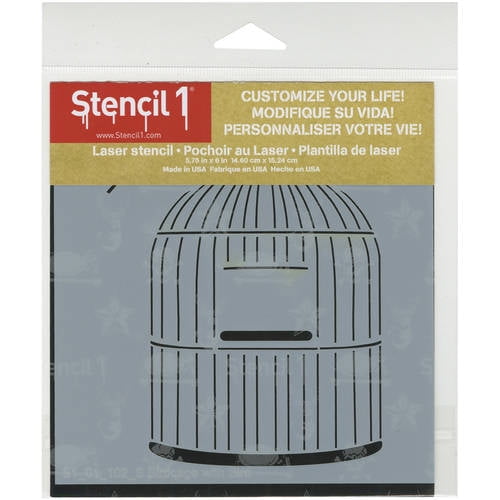 Stencil1 Hummingbird Stencil - Reusable Mylar Stencil For Painting Walls, Fabric, Furniture (8.5x11) - View #8