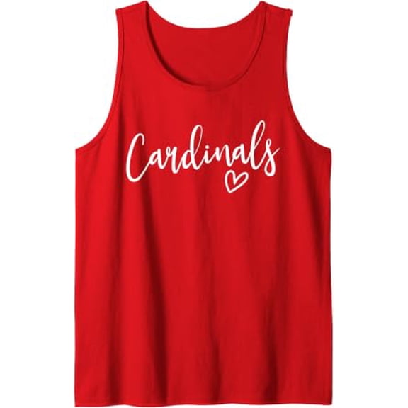 Cardinals School Cardinals Sports Team S Cardinals Tank Top Size S-3XL