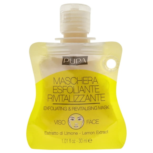 Mascarilla Facial Exfoliante y Revitalizante Pupa Milano Extracto de Limón 1.01 oz Máscara