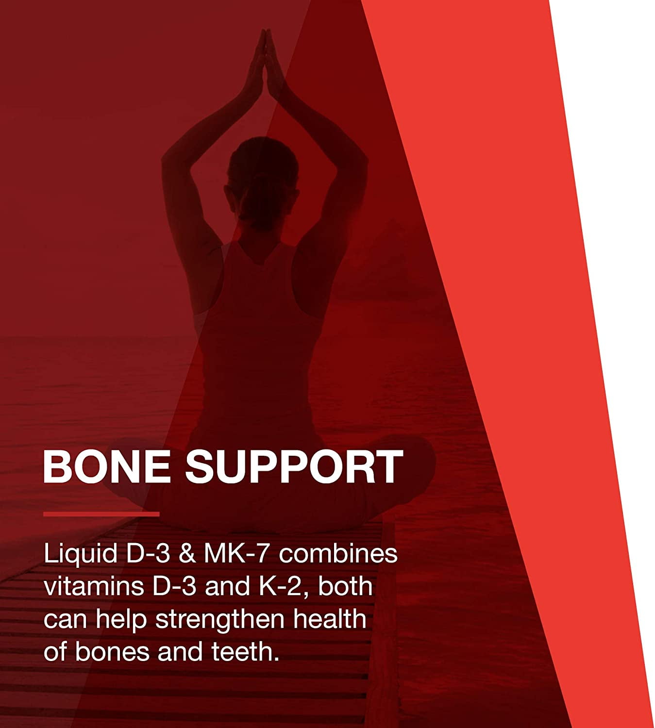 Protocol For Life Balance - Liquid D3 and MK-7 - 2500IU Vitamin D3 and 100mcg Vitamin K2, Helps Support Bone and Cardiovascular Health - 1 fl oz
