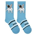 thumbnail image 5 of Cool Socks French Bulldog Fun Print Novelty Crew Socks for Women, Size 5-10, 5 of 6