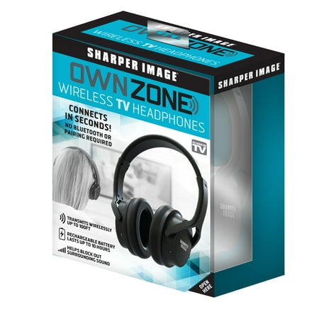 Own Zone, Wireless TV Headphones By Sharper Image (Best Headphones For Watching Tv)