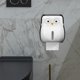 thumbnail image 1 of Caja de papel higiénico montada en la pared, soporte y estante para papel higiénico, dispensador de rollos de papel a prueba de polvo para sala de , Polluelo BLESIY Soporte de papel higiénico, 1 of 8