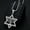 Silver Color, variant on Hip Hop Iced Out Star of David 14K Yellow Gold Pendnat Male Golden Silver Color Candlestick Necklace For Men Jewish Party Jewelry Gift