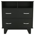 thumbnail image 7 of Newboti Furniture Aaron 2-Drawer 2-Shelf Dresser Black Wengue 21296, 7 of 7