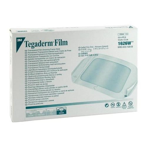 1626W Tegaderm Transparent Dressing 4' X 4 3/4' - Box of 50