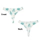 thumbnail image 3 of Fotbe Turtle Tanga Sin Costuras para Mujer con Estampado – Panties Invisibles, Transpirables y Cómodos para Uso Diario-4X-Large, 3 of 6