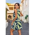 thumbnail image 5 of Zeagoo Women T Shirt Dress with Pockets Summer Beach Dress for Women V Neck Sun Dress Women Short Mini Dress A Line Dress, 5 of 6