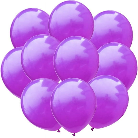 Zhuge 50PCS Purple Balloons, Premium 12inch Birthday Party Balloons, Balloons Bulk for Bridal Shower, Graduation Party Decoration