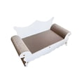 thumbnail image 1 of Rascador para gatos, sofá cama, tablero rascador para mascotas, protector de muebles, rascador antiguo para gatos, rascador para gatos durmiendo blanco, 1 of 9