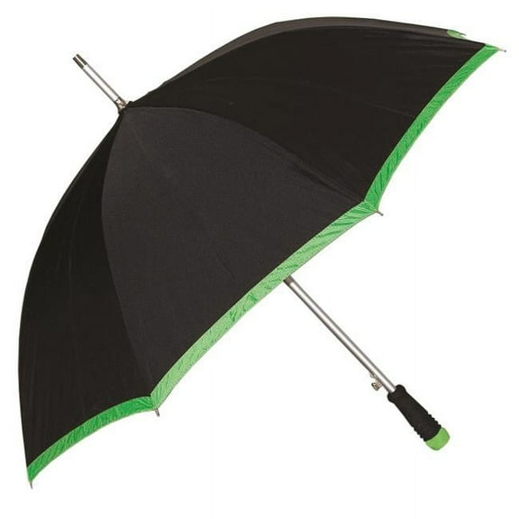 Executive Umbrella - Black / Lime Green Trim