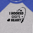 thumbnail image 4 of Inktastic I Hooked Gigi's Heart with Fishing Rod Boys or Girls Baby Bodysuit, 4 of 5