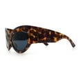 thumbnail image 6 of Womens Golden Era Trendy Thick Plastic Oversized Cat Eye Retro Sunglasses Tortoise - Black, 6 of 8