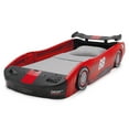 thumbnail image 6 of Delta Children Turbo Race Car Twin Bed, Red, 6 of 9