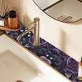 thumbnail image 2 of Yayeee Faucet Mat for Kitchen Sink 14.7" Diatomite Long Splash Guard Pad, Roses and Pearls, 2 of 7