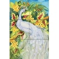 thumbnail image 1 of Tile Mural Kitchen Backsplash - White Peacock - by Kathleen Parr McKenna, 1 of 1