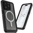 thumbnail image 2 of Funda GHOSTEK Nautical Clip para iPhone 15 PRO Transparente MagSafe contra agua, 2 of 9