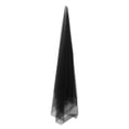 thumbnail image 1 of GOOHOCHY One Tier Drop Veil Black Veil Fotografía Veil Accesorios para el cabello Decoración del cabello para fotografía de bodas (Negro 3 metros de largo), 1 of 8