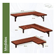 thumbnail image 5 of Estante Esquinero Flotante 3 Piezas Madera Oscura, 5 of 5