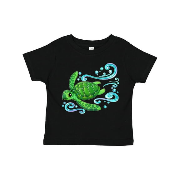 Inktastic Sea Turtle Swimming Boys or Girls Toddler T-Shirt