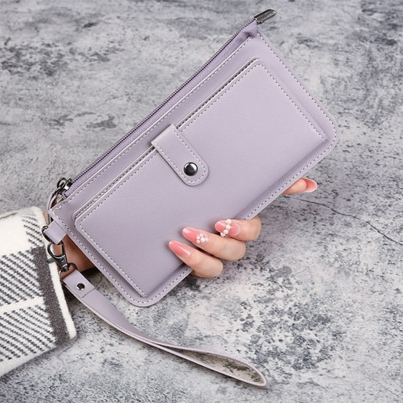 Cagogo under $5 Ladies Wallet, Ladies Wallet Slim Bifold,Multi Card Case with Zipper Closure,Credit Card Holder Coin Purse,Women's Fashion Wallet,Compact Bifold Wallet