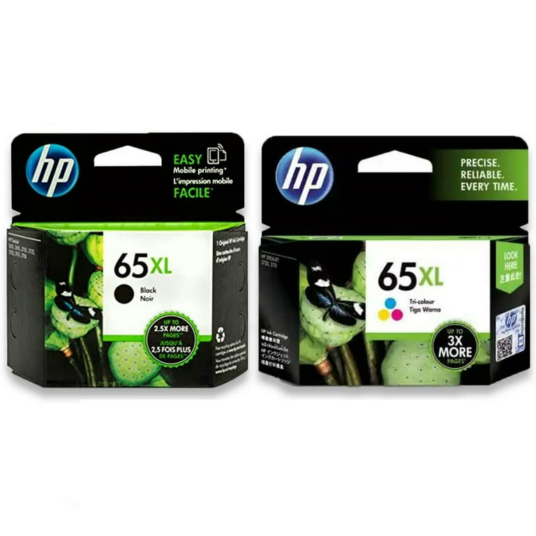 HP 65XL ブラックインクカートリッジ　5個セット HP 65XL High Yield Black Original Ink Cartridge for DeskJet