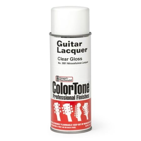 ColorTone Aerosol Guitar Lacquer, Clear Gloss (Best Spray Paint For Guitar)