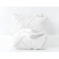 thumbnail image 5 of D.N.G. BEDDINGS 5 Piece Luxury Diamond Ruffle Comforter Set Super Soft, All Season Pintuck 800 TC, 100% Egyptian Cotton, Super Soft Full/Queen Size White Color, 5 of 6