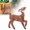 B, variant on SMKE Simulation Christmas Reindeer Figurine Xmas Elk Deer Doll New Year Home Decor A