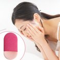 thumbnail image 2 of Esponja de limpieza facial reutilizable de forma ovalada Desmaquillador Flap Puff (rosa) Tmvgtek cuidado belleza, 2 of 6