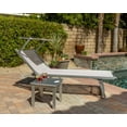 thumbnail image 1 of SunsenseDesign Outdoor Patio Chaise Lounge/Sunbed with Sun Shade, Folded Aluminum Frame and Italian Designed, 1 of 7