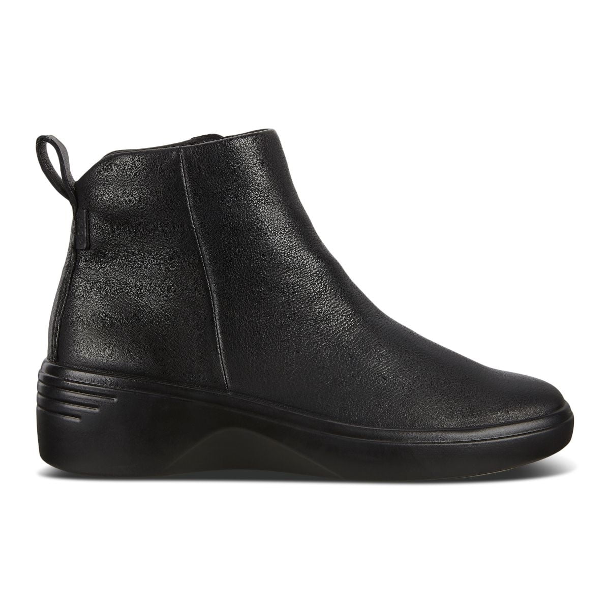 ECCO Women s Soft 7 Wedge Ankle Boot Black 470933 51052