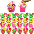 thumbnail image 1 of Juego de 24 cubos de arena Jexine para fiestas en la playa, 96 unidades, 1 of 6