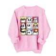 thumbnail image 5 of Livrdious Spooky Season Sweatshirts Womens Ghost Pumpkin Graphic Sweatshirt Crew Oversized Pullover Sweatshirt, 5 of 6