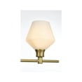 thumbnail image 4 of Living District Gene 4 Light Satin Gold And Frosted White Glass Wall Sconce, 4 of 8