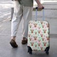thumbnail image 3 of Green Highland Cow Flower Pattern Luggage Cover Fashion Suitcase Cover Baggage Covers Fit 25-28 Inch Luggage (Go Travel), 3 of 5