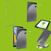 Fr Samsung Galaxy Tab A 10.5 T590 / T595 2018 Transparent Hlle Tasche Cover + Hd Lcd Folie