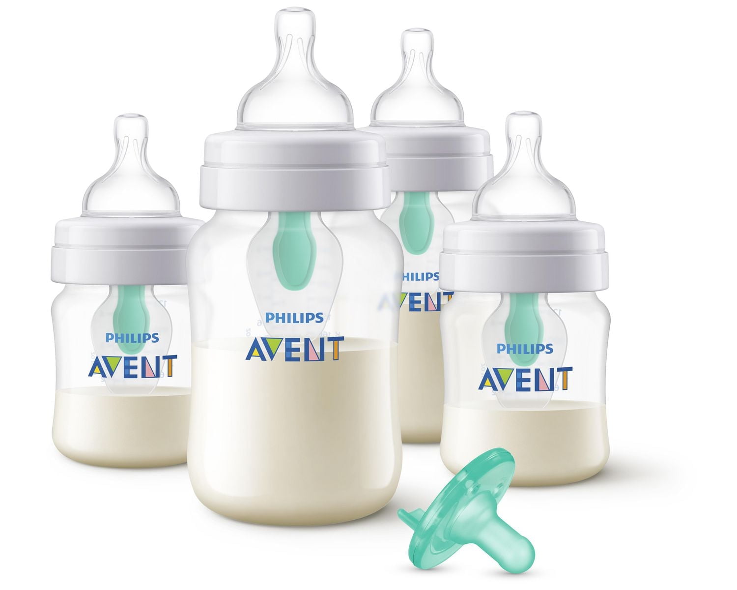 Philips Avent Anti-colic Baby Bottle With AirFree Vent Newborn Gift Set Exclusively at Walmart, SCD306/00, Avent Newborn Gift Set