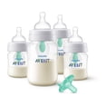 thumbnail image 1 of Philips Avent Anti-colic Baby Bottle With AirFree Vent Newborn Gift Set Exclusively at Walmart, SCD306/00, 1 of 3