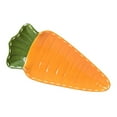 thumbnail image 6 of LEORX Ceramic Children Food Plate with Lovely Carrot Design for Home Use Orange Color, 6 of 8