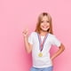 thumbnail image 4 of 3 medallas de oro, plata y bronce para niños y adultos en competiciones de natación, eventos deportivos escolares e instituciones de formación, 4 of 8
