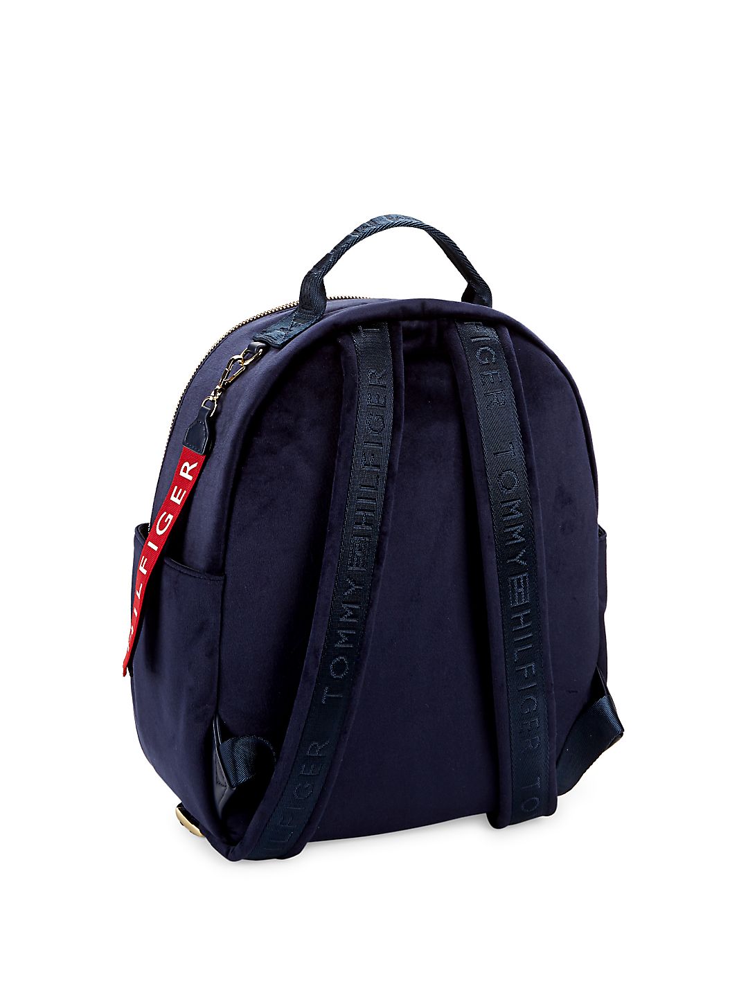 tommy hilfiger velvet backpack