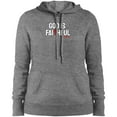 thumbnail image 4 of God is Faithful Ladies Pullover Hooded Sweatshirt, 4 of 4